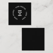 Create Your Own スクエア名刺 (正面/裏面)