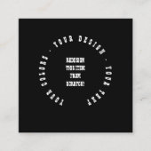 Create Your Own スクエア名刺 (正面)