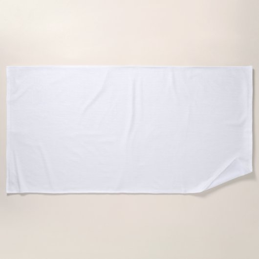 Create Your Own ビーチタオル (正面)