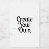 Create Your Own フードラベル (シングルラベル)