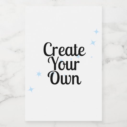 Create Your Own フードラベル (シングルラベル)