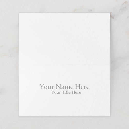 Create Your Own プレイスカード (外部開封)