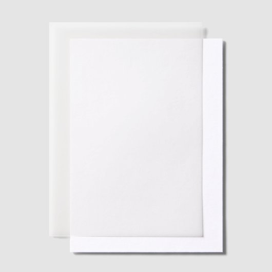  Create Your Own ベラム紙招待状 (オフセット)