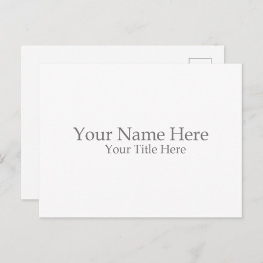 Create Your Own ポストカード (正面/裏面)