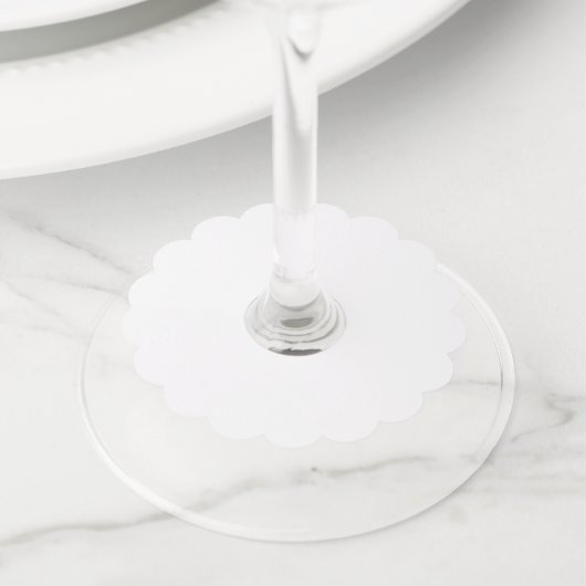 Create Your Own ワイングラスタグ (クローズアップ)