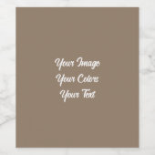 Create Your Own ワインラベル (シングルラベル)