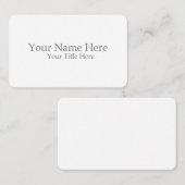 Create Your Own 名刺 (正面/裏面)