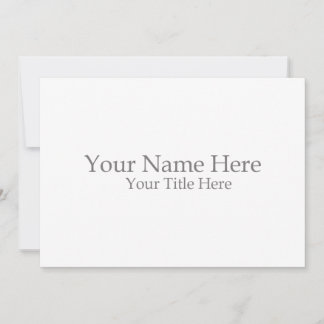 Create Your Own 招待状