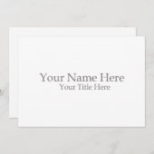 Create Your Own 招待状 (正面/裏面)