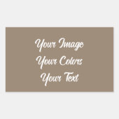 Create Your Own 長方形シール (正面)