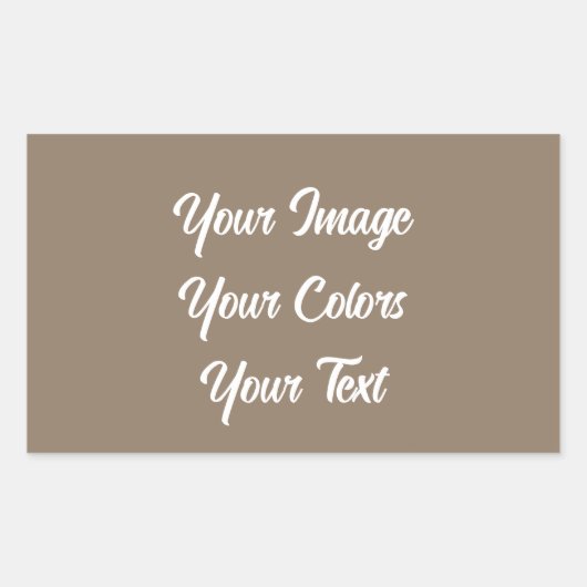 Create Your Own 長方形シール (正面)