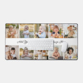 Create Your Own 10 Photo Collage Desk Mat デスクマット (キーボード&マウス)