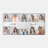 Create Your Own 10 Photo Collage Desk Mat デスクマット (キーボード&マウス)