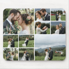 Create Your Own 10 Photo Collage Mousepad マウスパッド
