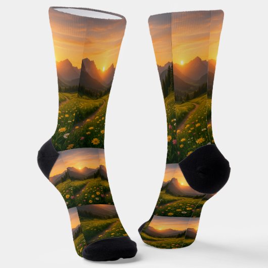 Create your own  10 photos Crew Socks ソックス (傾斜あり)