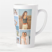 Create Your Own 11 Photo Collage カフェラテマグ (右)