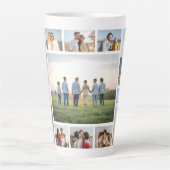 Create Your Own 11 Photo Collage カフェラテマグ (正面)