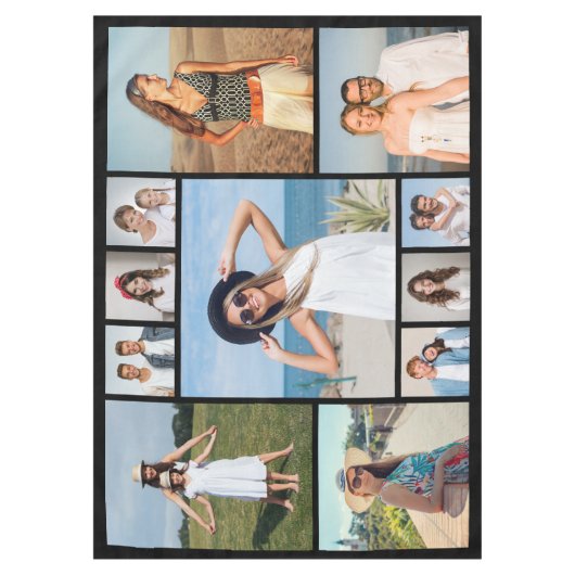 Create Your Own 11 Photo Collage テーブルクロス (正面)