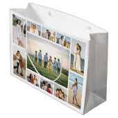 Create Your Own 11 Photo Collage ラージペーパーバッグ (裏面アングル)