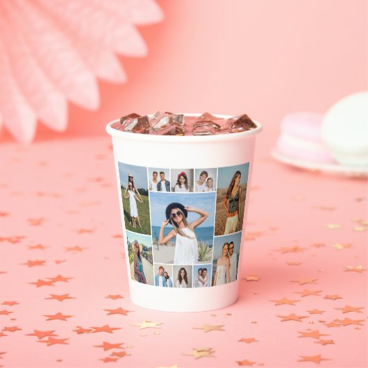 Create Your Own 11 Photo Collage 紙コップ (インサイチュ)