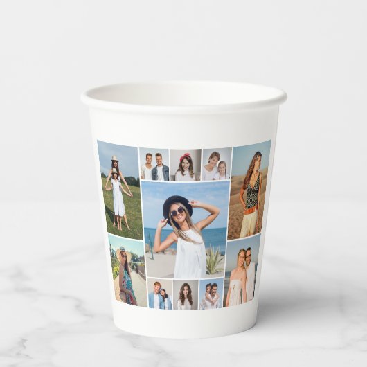 Create Your Own 11 Photo Collage 紙コップ (裏面)