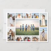Create Your Own 11 Photo Collage Greeting カード (正面)