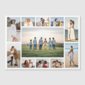 Create Your Own 11 Photo Collage Magnetic Card (正面)