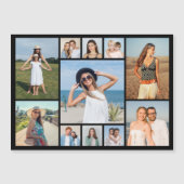 Create Your Own 11 Photo Collage Magnetic Card (正面)