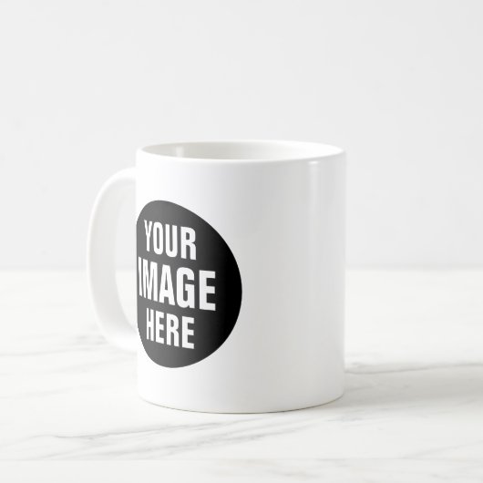 Create Your Own 11oz Two Tone Coffee Mug コーヒーマグカップ (正面左)