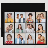 Create Your Own 12 Photo Collage Paper Sheet (正面/裏面)