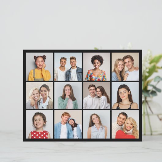 Create Your Own 12 Photo Collage Paper Sheet (スタンド正面)