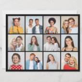 Create Your Own 12 Photo Collage Paper Sheet (正面)