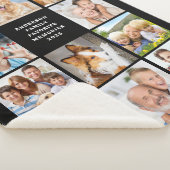 Create Your Own 12 Photo Collage Simple Picture シェルパブランケット (3/4)