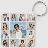 Create Your Own 13 Photo Collage キーホルダー (裏面)