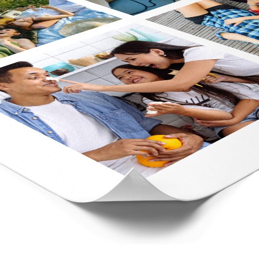 Create Your Own 15 Photo Collage Poster ポスター (角)