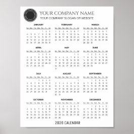 Create Your Own 2026 Company Calendar | ポスター