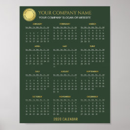 Create Your Own 2026 Company Calendar | ポスター