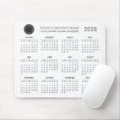 Create Your Own 2026 Company Calendar |  マウスパッド (マウス)