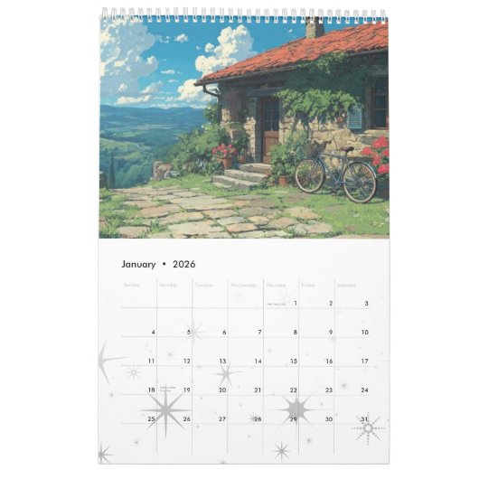 Create Your Own 2026 Photo Calendar カレンダー (1月 2026)