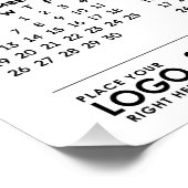 Create Your Own 2027 Business Logo Calendar ポスター (コーナー)