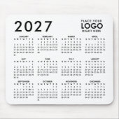 Create Your Own 2027 Business Logo Calendar マウスパッド (正面)