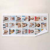 Create Your Own 21 Photo Collage バスタオル (バスタオル)