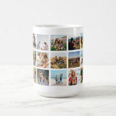 Create Your Own 21 Photo Collage モーフィングマグカップ (中央)