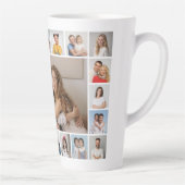 Create Your Own 21 Photo Collage Latte Mug カフェラテマグ (右)