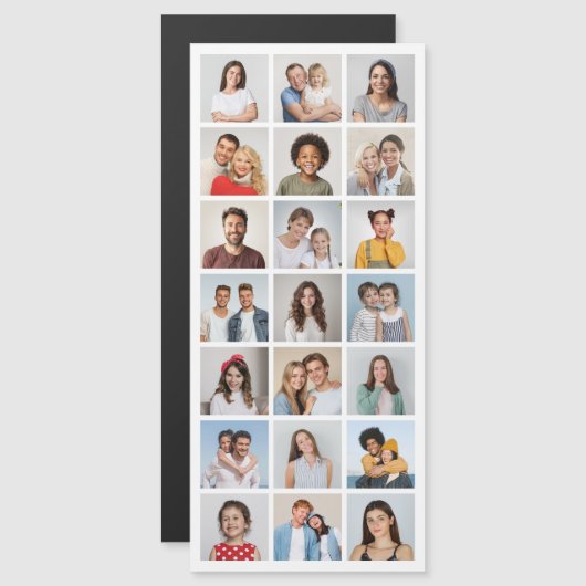 Create Your Own 21 Photo Magnetic Card (正面/裏面)