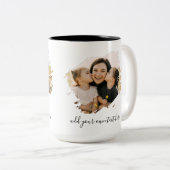 Create Your Own 2 Photo ツートーンマグカップ (正面右)