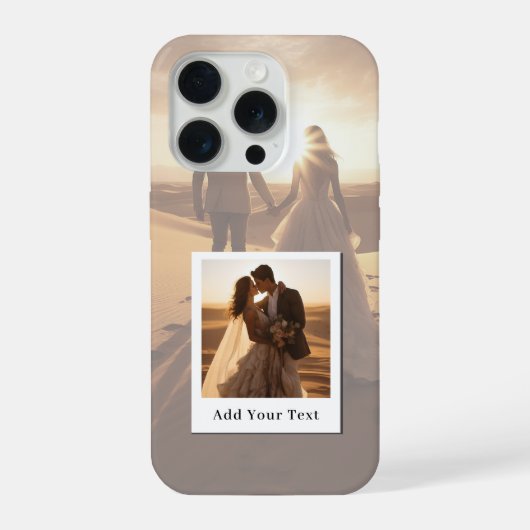 Create Your Own 2 Photo with Name iPhoneケース (裏面)