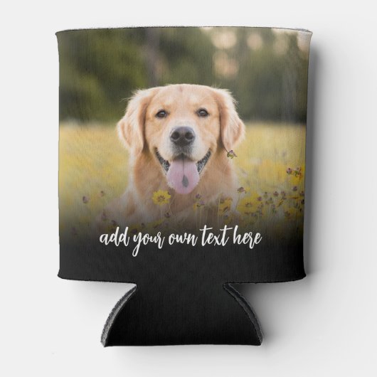 Create Your Own 2 Photo With Text 缶クーラー (正面)