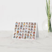 Create Your Own 48 Photo Collage Greeting カード (正面)