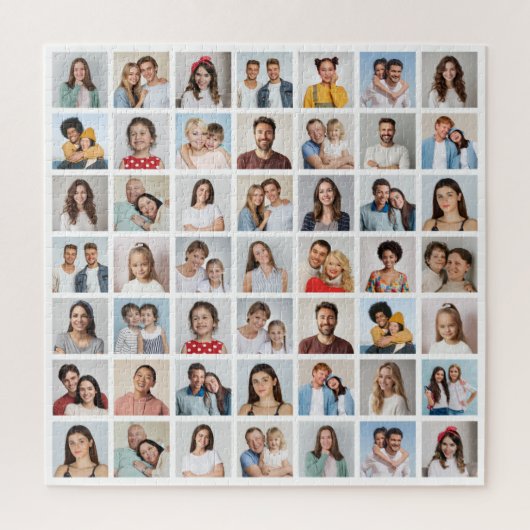 Create Your Own 49 Photo Collage ジグソーパズル (縦)